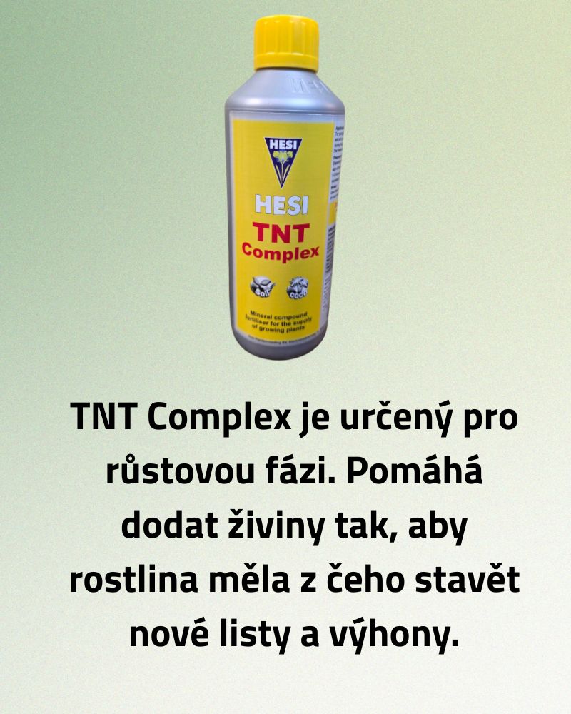 Hesi TNT Complex, pro zelené pokojovky na podporu růstu